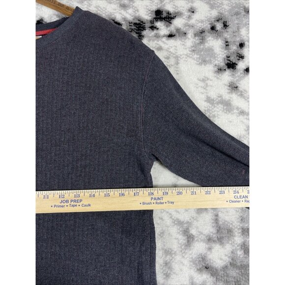 Farah Sweater Mens Size Small‎ Gray Ribbed Knit Cotton Winter Comfort Casual - Picture 7 of 14